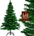 Produktbild: Casaria Künstlicher Weihnachtsbaum 150 cm mit Metallständer 310 Spitzen Schneller Aufbau Weihnachten Weihnachtsdeko Tannenbaum Christbaum PVC Grün