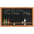 Produktbild: Rustikale Kreidetafel / Wandbar / Weinregal 