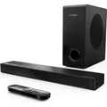 Produktbild: ULTIMEA Dolby Atmos Soundbar für TV Geräte, BassMAX, 3D Surround Sound System für TV Lautsprecher Heimkino, Bluetooth 5.3,Ultra-Schlank-Serie No... - Schwarz