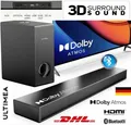 Produktbild: ULTIMEA Nova S50 2.1 Kanal Dolby-Atoms Soundbar BassMaxx 3D 190W eARC HDMI