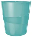 Produktbild: LEITZ Papierkorb WOW, aus Kunststoff, 15 Liter, eisblau