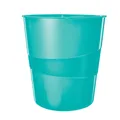 Produktbild: Leitz Papierkorb WOW 52781051 15l PS eisblau