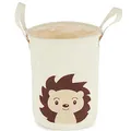 Produktbild: Bieco Wäschekorb Baby Igel Piksi | Großer Aufbewahrungskorb Kinder Baumwolle und Wasserabweisend | Kinderzimmeraccessoire