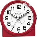 Produktbild: Eichmüller Funkwecker 9890-05 – Präziser roter Wecker mit gut ablesbarem Zifferblatt