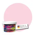 Produktbild: WALLCOVER hochwertige Wandfarbe für Innen | Rosa Pastell | 2.5L für 20m² | Hochdeckende Innenfarbe (Klasse 1) in Bonbonrosa Matt | Profi Qualität aus Deutschland