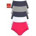 Produktbild: petite fleur Taillenslip (5er-Pack) aus weicher Pikee-Qualität bunt|grau|rot 44