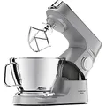 Produktbild: Kenwood KVC85.124SI Titanium Chef Baker Küchenmaschine mit integrierter Waage 6kg, 3,5L & 5L Schüsseln, Mixeraufsatz