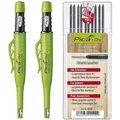 Produktbild: Pica Dry Set - 2x Pica Stift automatisch mit 10x Pica Dry Minen h Graphit, unerlässlich für Hand- und Heimwerker, 3-teilig