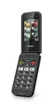 Produktbild: emporiaTALKglam Seniorenhandy, Klapphandy ohne Vertrag, Einfache Bedienung, Mobiltelefon mit Notruftaste, 2,4-Zoll-Display, Schwarz