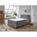 Produktbild: Sun Garden BX2280 Boxspringbett 120x200 cm - Grau
