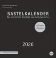 Produktbild: Premium-Bastelkalender schwarz mittel 2026: Blanko-Kalender zum Basteln mit extra Titelblatt für eine persönliche Gestaltung. Foto- und Bastelkalender 2026. (Foto-/Bastelkalender Heye)