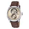 Produktbild: Festina Herren Uhr Elegant F16573/X Leder Armbanduhr Retro Farbwahl UF16573/X