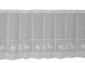 Produktbild: Clever-Kauf-24 Scheibengardine Scheibengardine Hirsch Schneeflocke, HxB 50x140cm, Stangendurchzug, transparent