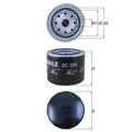 Produktbild: Ölfilter MAHLE OC 204 für Volvo Saab Daf Opel 140 260 340-360 66