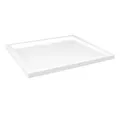 Produktbild: vidaXL Duschwanne Duschtasse ABS Rechteckig Weiß 80x90 cm