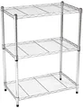 Produktbild: Amazon Basics Metallregal 3 Böden, 76,2 x 58,9 x 34 cm, Silber