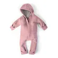 Produktbild: Ehrenkind® WALKOVERALL | Baby Wollwalk-Overalls aus Merino Schurwolle mit Reißverschluss | Walk Wolle Woll-Anzug für Kleinkind und Baby | Altrosa Gr. 50-56
