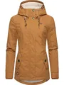 Produktbild: Ragwear Damen warme kurze Winterjacke mit Kapuze Monade Intl Brown Sugar24 Gr. XXL