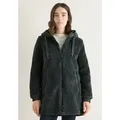 Produktbild: CECIL Fellimitatmantel mit Teddy-Futter und Teddy-Kapuze grün XXL (46)