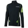 Produktbild: Airtracks Herren Winter Fahrradtrikot Langarm Pro Thermo Funktions Radtrikot Windstopper Warm Fleece -schwarz-neon - M