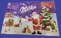 Produktbild: Milka Adventskalender 24 Alpenmilch-Schokofiguren mit Milchcremefüllung 200g WOW