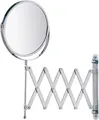 Produktbild: WENKO Kosmetik-Wandspiegel Teleskop Vergrößerung 3-fach Ø 16 cm Chrom Bad