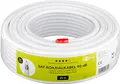 Produktbild: Goobay 49760 SAT Koaxialkabel Satellitenkabel 90 dB / Antennenkabel 25m / 2fach geschirmt / Kabelfernsehen HDTV - DVB-T - DVB-S Fernsehkabel / CCS Koax SAT Kabel / Weiß / 25m