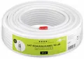 Produktbild: GOOBAY Koaxialkabel 49760, 25 m, weiß, 6,5 mm, CCS, 90 dB