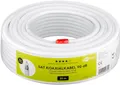 Produktbild: Goobay® 90 dB SAT-Koaxialkabel, doppelt geschirmt, 25 m, weiß