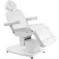 Produktbild: Activeshop Azzurro 708A Pedi Kosmetikliege Massageliege Massagetisch Massagestuhl Weiss bis 200 kg belastbar Premium-PU-Leder mit 3 motoren 190 x 88 x (59-91) cm (L x W x H)