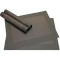 Produktbild: Abwaschbare Tischsets 4er Set in braun - Platzsets als rutschfeste und hitzebeständige Deko Esstisch Unterlagen in 46 x 33 cm - Tisch Platzdeckchen aus abwischbarem PVC für Tischdeko