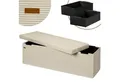 Produktbild: Casaria Sitzbank, Cord Beige Faltbar inkl. Boxen 114x38cm 300kg Belastbarkeit Wohnzimmer