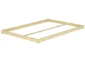 Produktbild: ERST-HOLZ Massivholzbett Futonbett Massivholz Extra Niedrig Fichte Geölt 160 x 200 cm, Fichte geölt