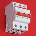 Produktbild: ABB SD203/25 Hauptschalter Lasttrennschalter Schalter 3-polig 25A rot