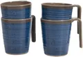 Produktbild: Bo-Camp Halo Tasse, 4er Set, 400ml, blau