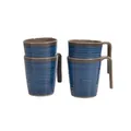 Produktbild: Bo-Camp Halo Tasse, 400ml, 4er-Set, blau
