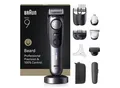 Produktbild: BRAUN Series 9, mit 12 Barber Tools, 52 Längen, ProBlade, BT9560 Barttrimmer (Akkubetrieb, Premium-Barber-Tools, PowerBoost Extra-Modus, AutoSense-Technologie, lebenslang ultra scharfe ProBlade, PrecisionShave Kopf, Präzisionsrad mit Verriegelungsfunktion,