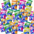 Produktbild: Ahoj Brause Pulver 10er Paket Beutel Himbeer Orangen Zitronen Waldmeister Vegan