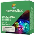 Produktbild: Cleverclixx Lichteffekt-Kugel-Set 4 Stück, Leuchtkugel Kugelbahn Magnetspielzeug