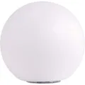 Produktbild: Heitronic Wegeleuchte Boule, Kunststoff, weiß, mit LED, Dämmerungssensor und Solar, 21 cm