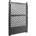 Produktbild: KHW Spalier 2-tlg. mit Erdspieß Anthrazit 140 cm x 100 cm x 6 cm