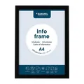 Produktbild: Europel Info-Rahmen / Selbstklebend Set 2 Stück A4 schwarz