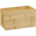 Produktbild: Relaxdays Kabelbox Bambus Natur mit Deckel 25,5 cm x 14 cm x 14 cm 0,7 kg