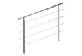 Produktbild: monzana Brüstungsgeländer 150cm, 4 Querstreben, 150 cm Länge, 107.5 cm Höhe