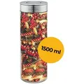 Produktbild: SILBERTHAL Vorratsglas 1500ml, Vorratsdose mit Deckel, Glas, Edelstahl, (1-tlg), Luftdicht & Mottensicher weiß 1500 ml | Ø 10 cm x 28 cm