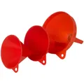 Produktbild: hünersdorff Trichter HD-PE Set 3-teilig rot