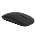 Produktbild: Maus Bluetooth, Maus Kabellos Funkmaus Mouse Schwarz Wireless Mouse Bluetooth 5.0 Silent Office für OS X/MI/Laptop Tablets Computer PC