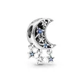 Produktbild: PANDORA Stern & Mondsichel Charm in Sterling-Silber mit Zirkonia, 799643C01