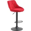 Produktbild: CLP Barhocker Lazio Stoff Rot/Schwarz