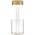 Produktbild: Maytoni Tischleuchte Glasfuß, goldener Kopf, Touch-Dimmer – Maytoni MOD229TL-L3G3K1